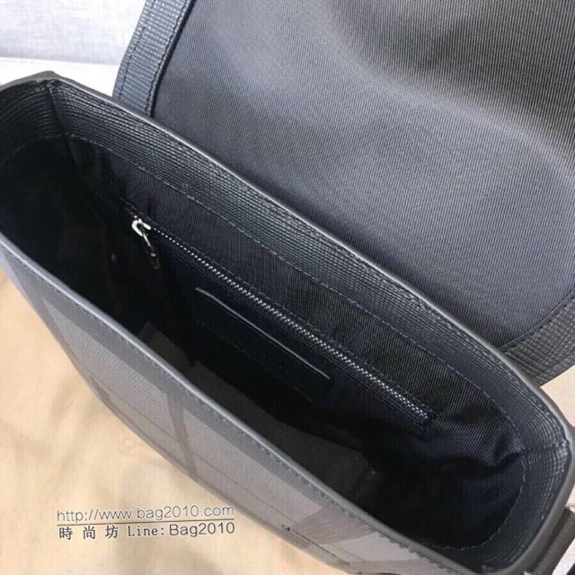 Burberry專櫃新款男包 巴寶莉原廠PVC蘭格男士斜挎包  db1036